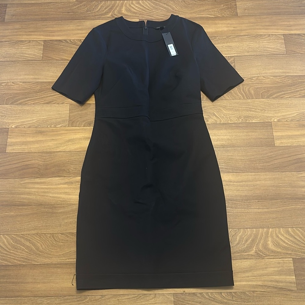 BANANA REPUBLIC NWT - black bodycon work dress size 10